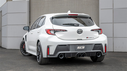 Borla 140942CB - 23-24 Toyota GR Corolla ATAK Cat Back System w/ Black Tips