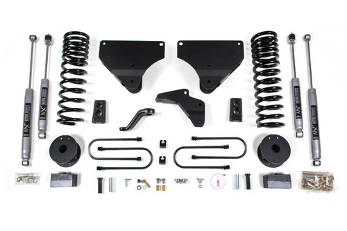 BDS Suspension BDS1643FS - 4 Inch Lift Kit Ram 3500 w/ Rear Air Ride 13-18 4WD Diesel Fox 2.0 Performance Shocks