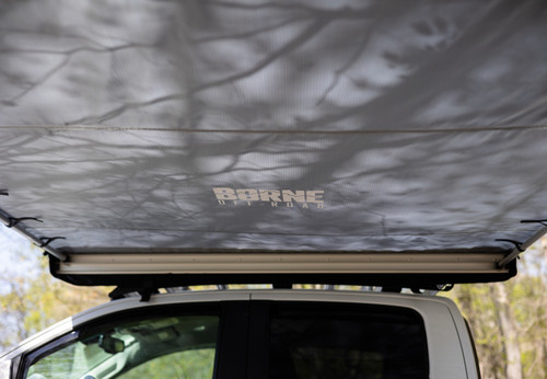 Borne Off-Road BNAW-93-118GR - Rooftop Awning 93in L x 118in D Grey