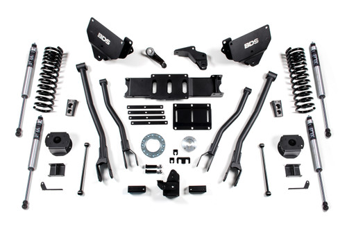 BDS Suspension BDS1628FS - 6 Inch Lift Kit w/ 4-Link Ram 2500 w/ Rear Air Ride 14-18 4WD Diesel Fox 2.0 Performance Shocks
