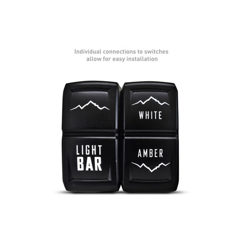 Borne Off-Road BNLT-HAR-3050 - Light Bar Wire Harness For 30-50in Bar