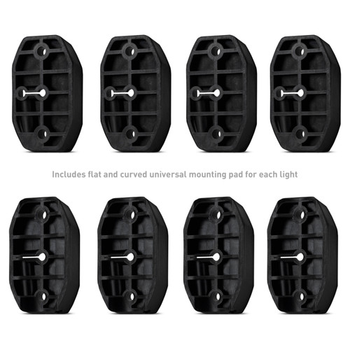 Borne Off-Road BNLT-RL-4A - Rock Light (Kit of 4) Short Harness