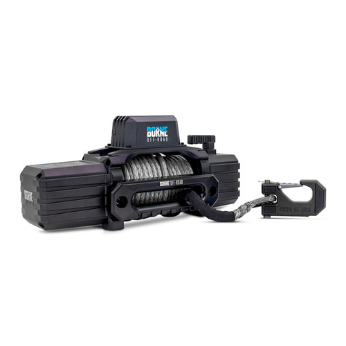 Borne Off-Road BNWN-10-SGR - 10K Winch - Grey Synthetic Rope