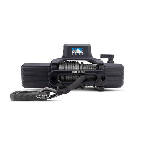 Borne Off-Road BNWN-10-SGR - 10K Winch - Grey Synthetic Rope