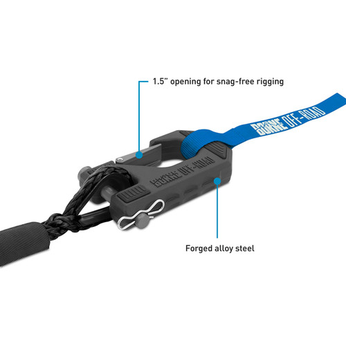 Borne Off-Road BNWN-12-SBK - 12K Winch - Black Synthetic Rope