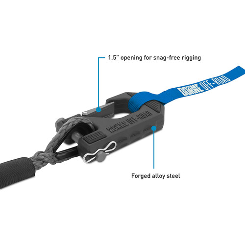 Borne Off-Road BNWN-12-SGR - 12K Winch - Grey Synthetic Rope