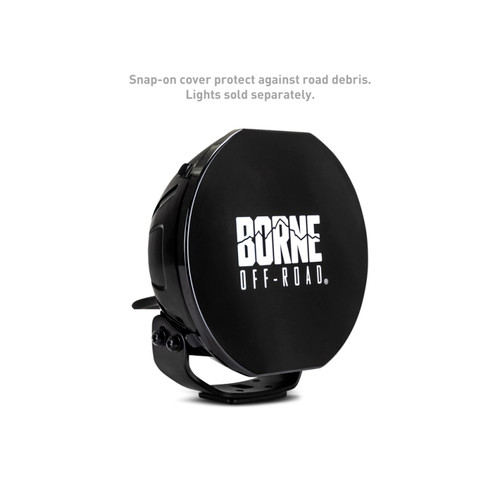 Borne Off-Road BNLT-COV-RD7BK - 7in Round Light Cover Black