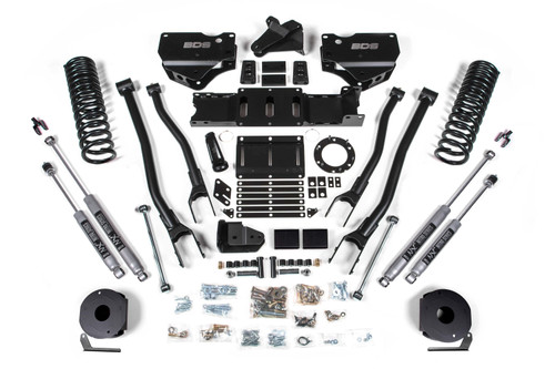 BDS Suspension BDS1738FS - 6 Inch Lift Kit w/ 4-Link Ram 2500 w/ Rear Air Ride 19-24 4WD Diesel Fox 2.0 Performance Shocks