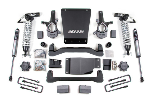 BDS Suspension BDS184F - 4 Inch Lift Kit - FOX 2.5 Coil-Over - Chevy Silverado or GMC Sierra 1500 (07-13) 4WD BDS Suspension BDS184F - 4 Inch Lift Kit - FOX 2.5 Coil-Over - Chevy Silverado or GMC Sierra 1500 (07-13) 4WD