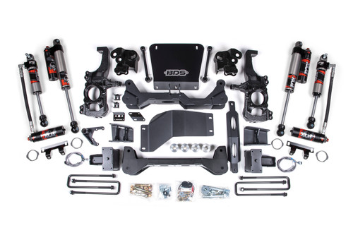 BDS Suspension BDS1824FPE - 5 Inch Lift Kit FOX Performance Elite Silverado/Sierra 2500HD/3500HD 20-24 4WD 5 Inch Block Kit With Overload