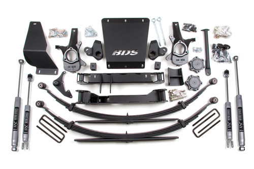 BDS Suspension BDS182H - 4.5 Inch Lift Kit Silverado/Sierra 1500 99-06 4WD Leaf Springs NX2 Nitro BDS Suspension BDS182H - 4.5 Inch Lift Kit Silverado/Sierra 1500 99-06 4WD Leaf Springs NX2 Nitro