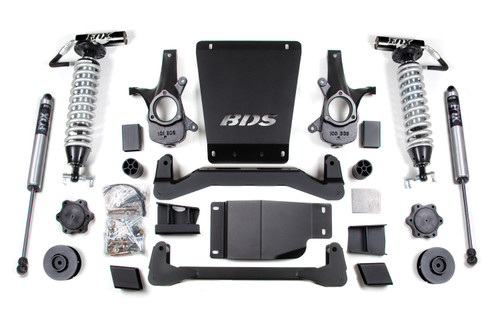 BDS Suspension BDS188F - 4 Inch Lift Kit - FOX 2.5 Coil-Over - Chevy/GMC Avalanche- Surburban- Tahoe- or Yukon 1500 (07-14) 4WD