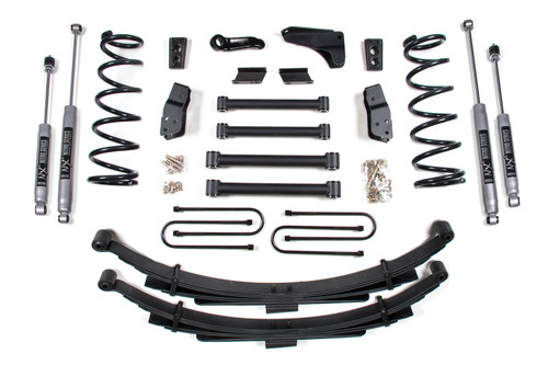 BDS Suspension BDS236H - 6 Inch Lift Kit Dodge Ram 2500/3500 03-07 4WD Diesel Leaf Springs 3.5 Inch Axle NX2 Nitro Shocks