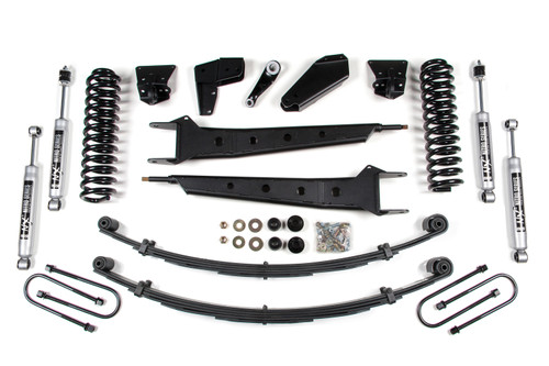 BDS Suspension BDS369H - 6 Inch Lift Kit w/ Radius Arm Ford F150/Bronco 80-96 4WD Leaf Springs NX2 Nitro