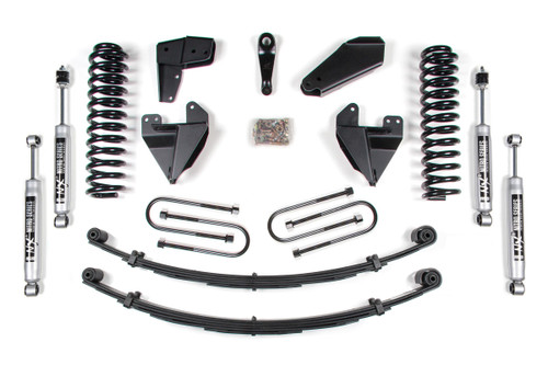 BDS Suspension BDS368H - 6 Inch Lift Kit Ford F150/Bronco 80-96 4WD Leaf Springs NX2 Nitro