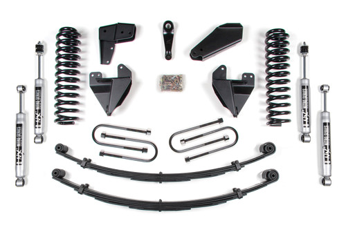 BDS Suspension BDS505H - 4 Inch Lift Kit Ford F100/F150 80-96 4WD 4 Inch Leaf Springs NX2 Nitro