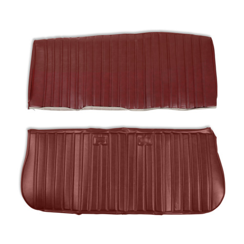 Brothers Trucks 05-301 - C/K Seat Upholstery Kit - Full Pleat Vinyl - Maroon