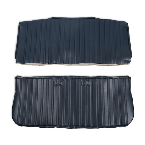 Brothers Trucks 05-302 - C/K Seat Upholstery Kit - Full Pleat Vinyl - Navy