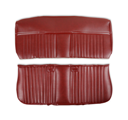 Brothers Trucks 05-316 - C/K Seat Upholstery Kit - Deluxe Pleat Vinyl - Maroon