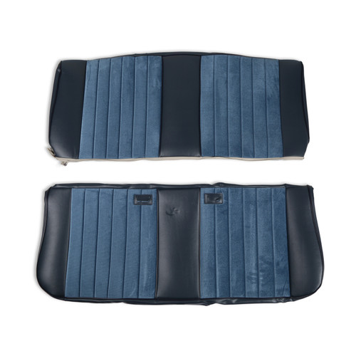 Brothers Trucks 05-312 - C/K Seat Upholstery Kit - Standard Pleat Cloth/Vinyl - Navy