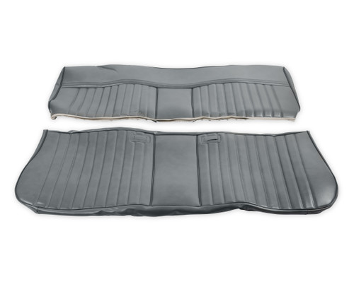 Brothers Trucks 05-319 - C/K Seat Upholstery Kit - Deluxe Pleat Vinyl - Charcoal