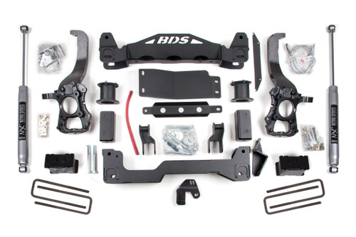 BDS Suspension BDS576H - 4 Inch Lift Kit Ford F150 04-08 4WD NX2 Nitro Shocks