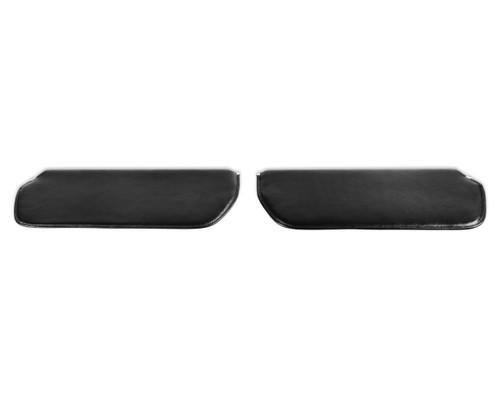 Brothers Trucks 05-339 - C/K Foamback Sunvisor Pair - Vinyl - Black