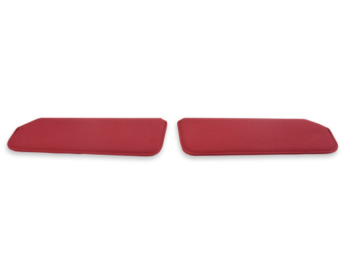 Brothers Trucks 05-345 - GMT400 Foamback Sunvisor Pair - Cloth - Red