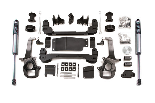 BDS Suspension BDS670FS - 4 Inch Lift Kit Ram 1500 13-18 4WD 2 Inch Coil Spacers Fox 2.0 Performance