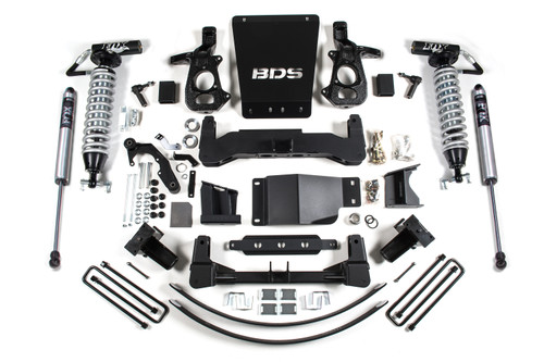 BDS Suspension BDS743F - 8 Inch Lift Kit - FOX 2.5 Coil-Over - Chevy Silverado or GMC Sierra 1500 (14-18) 4WD BDS Suspension BDS743F - 8 Inch Lift Kit - FOX 2.5 Coil-Over - Chevy Silverado or GMC Sierra 1500 (14-18) 4WD