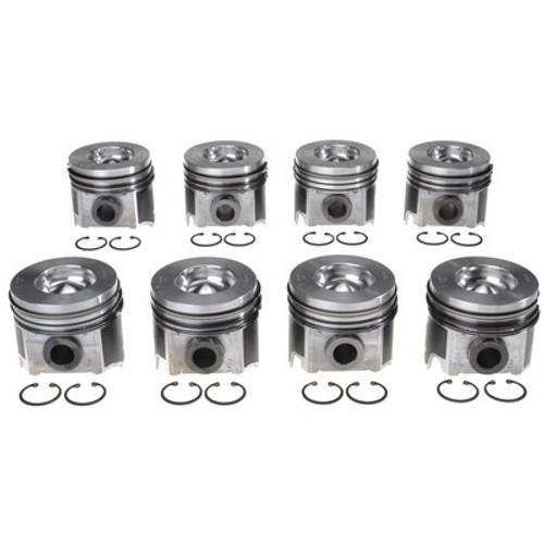 Clevite 2243503WR - Piston Set w/Rings Ford 6.0L Diesel 8pk
