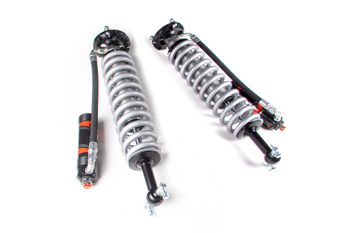 BDS Suspension FOX88406321 - FOX 2.5 Coil-Over Shocks w/ DSC Reservoir Adjuster - 4 Inch Lift - Performance Elite Series - Chevy Silverado and GMC Sierra 1500 (19-24)