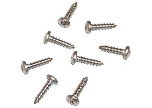 Brothers Trucks DJSP1SC - Door Sill Step Plate Screw Set - Stainless - 12-Pieces