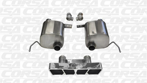 Corsa Performance 14763 - 14-  Corvette 6.2L Xtrem Valve-Back Exhaust Kit