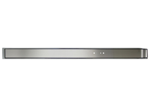 Brothers Trucks DPM87NABLKALUM - Dash Pad Molding - Without A/C - Black / Aluminum