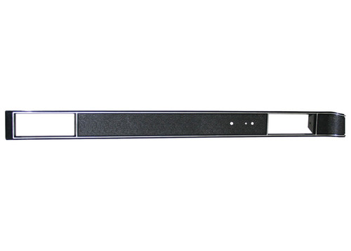 Brothers Trucks DPM87ACBLKSILVER - Dash Pad Molding - With A/C - Black / Argent