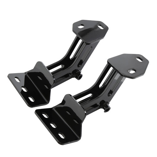Brothers Trucks ESM6372 - Engine Mount Conversion Kit - Small Block V8 - Black - RWD