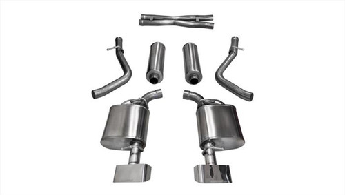 Corsa Performance 14974 - 2.5in. Cat-Back Dual Rear Exit with GTX2 Polished Tips