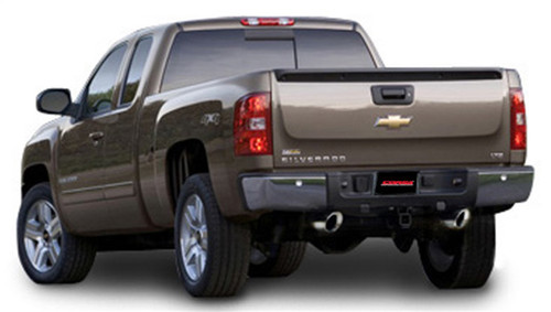 Corsa Performance 14906 - 3.0in. Cat-Back Dual Rear Exit with Single 4.0in. Polished Pro-Series Tips