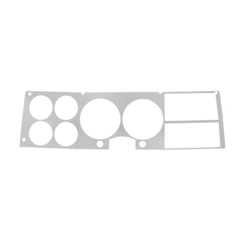 Brothers Trucks INST8BZ - Instrument Bezel Trim - With A/C - Brushed Aluminum