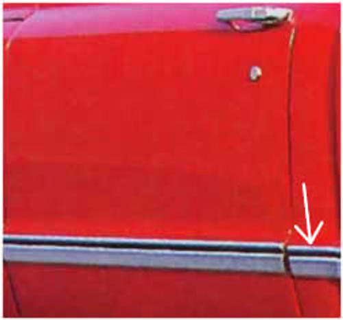 Brothers Trucks LSM13RH - Cab Molding - Right