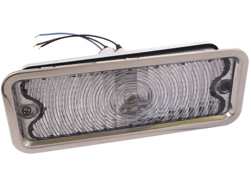 Brothers Trucks PLA80DC-RH - Parking Light Assembly - Clear - Deluxe - Right