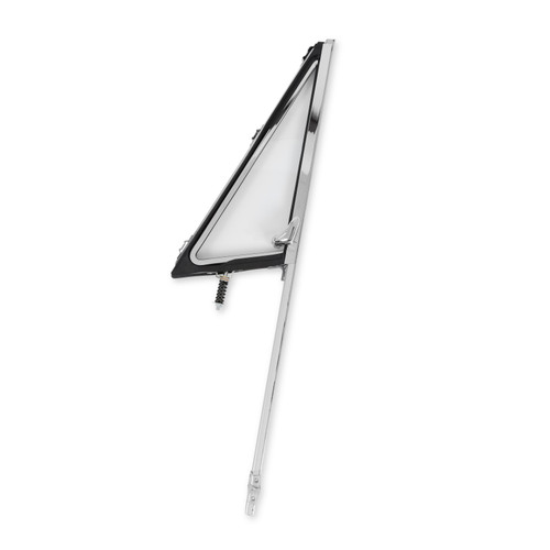 Brothers Trucks VWA72RHCLEAR - Vent Window Assembly - Chrome - Clear - Right