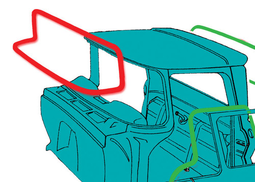 Brothers Trucks W559000DELUXE - Windshield Seal - Deluxe