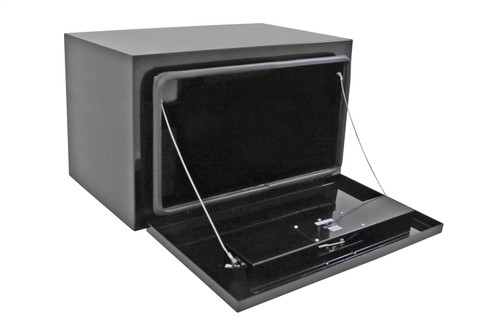 DEE ZEE DZ61TB - Deezee Universal Tool Box - Specialty Underbed Black BT Alum 24X18X18 (Txt Blk)