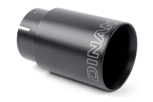 Dinan D663-0574-BOX - Double-Walled 4" Clamp-On Exhaust Tip (Black Ceramic)