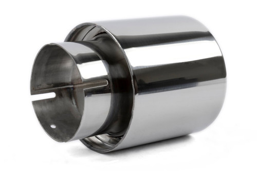 Dinan D663-0600-BOX - Double-Walled 4" Clamp-On Exhaust Tip (Polished)