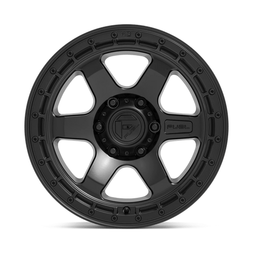 Fuel Wheels D75017907550 - Aluminum Wheels 17X9 Block D750 5 On 127 Matte Black/Black Ring 71.5 Bore 1 Offset 6 Spoke Fuel Off Road Wheels Fuel Wheels D75017907550 - Aluminum Wheels 17X9 Block D750 5 On 127 Matte Black/Black Ring 71.5 Bore 1 Offset 6 Spoke Fuel Off Road Wheels
