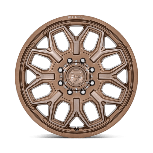 Fuel Wheels D876208292 - D876 Flux Dually 20X8.25 Platinum Bronze