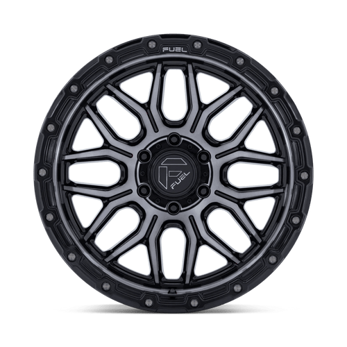 Fuel Wheels FC881BT17906820 - Fc881 Surge 17X9 Gloss Black Machined W/ Gray Tint